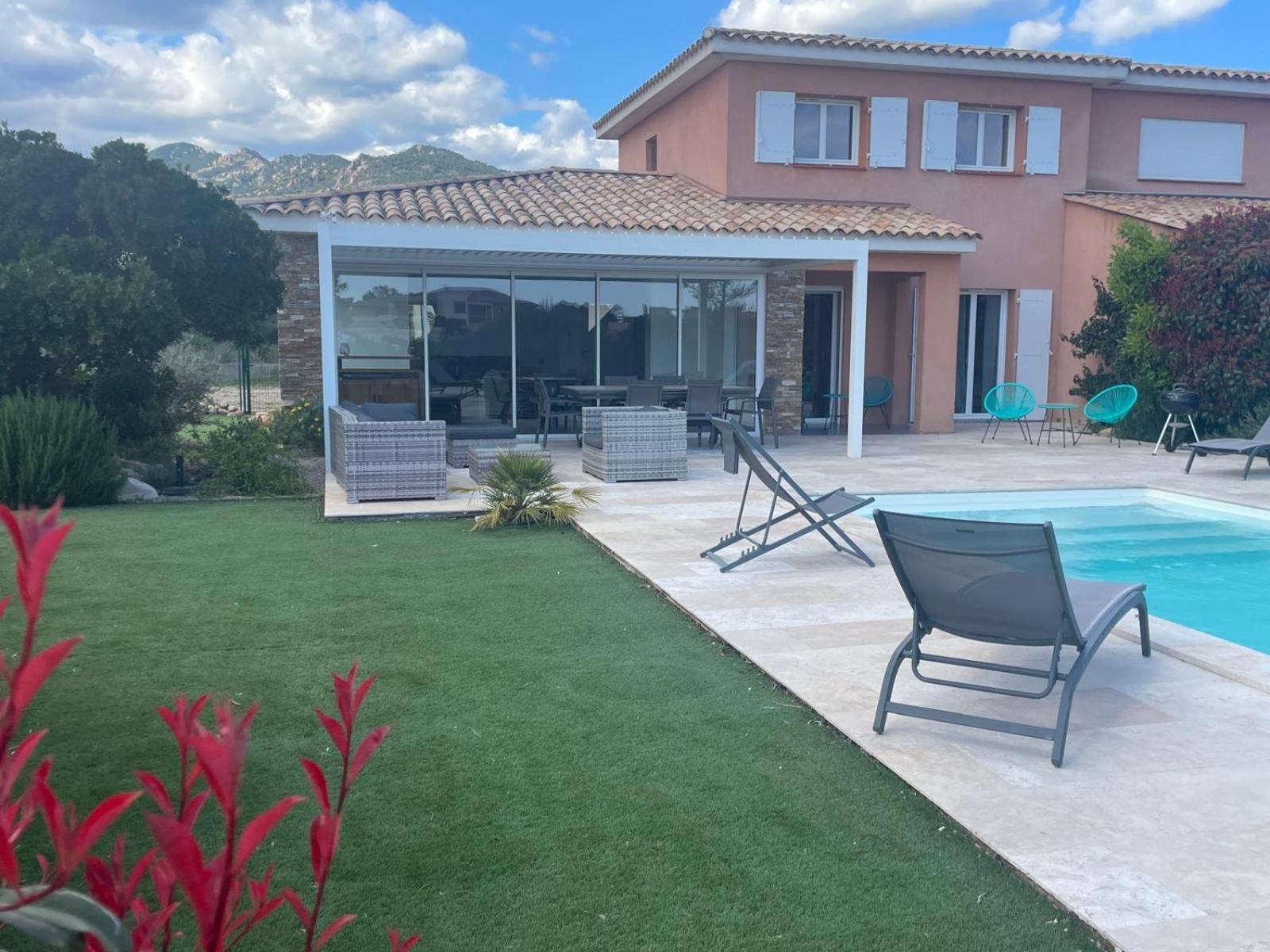 Villa Chez Geraldine Piscine Chauffee, Proche Plage Et Riviere Lecci Exterior photo